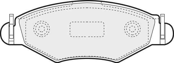 APEC PD3033 - Kit de plaquettes de frein, frein à disque cwaw.fr