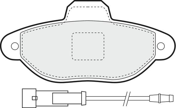 APEC PD3020 - Kit de plaquettes de frein, frein à disque cwaw.fr