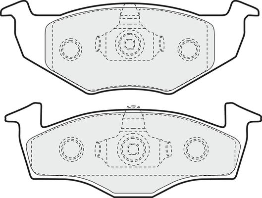 APEC PD3028 - Kit de plaquettes de frein, frein à disque cwaw.fr