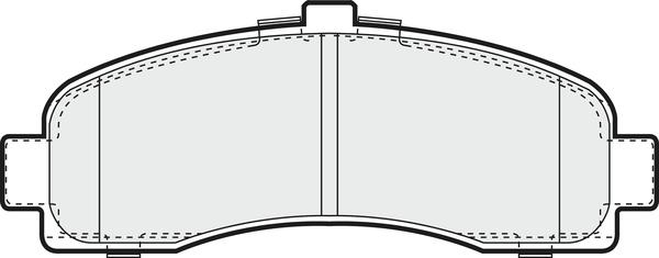 APEC PD3022 - Kit de plaquettes de frein, frein à disque cwaw.fr