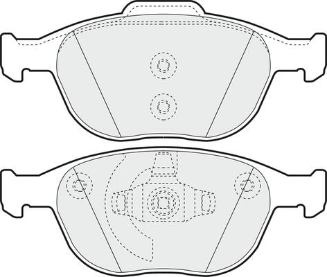 APEC PD3074 - Kit de plaquettes de frein, frein à disque cwaw.fr