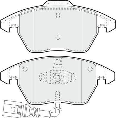 APEC PD3076 - Kit de plaquettes de frein, frein à disque cwaw.fr