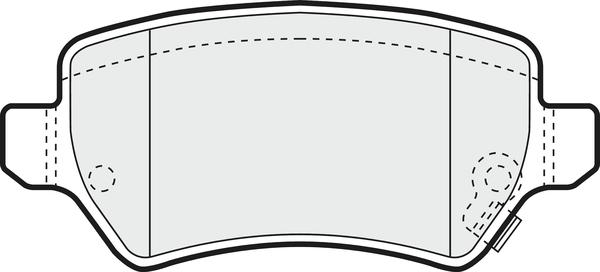 APEC PD3070 - Kit de plaquettes de frein, frein à disque cwaw.fr