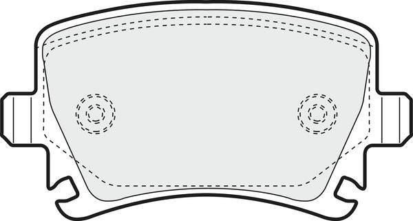 APEC PD3077 - Kit de plaquettes de frein, frein à disque cwaw.fr