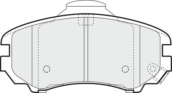 APEC PD3194 - Kit de plaquettes de frein, frein à disque cwaw.fr