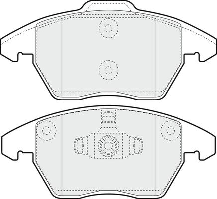 APEC PD3195 - Kit de plaquettes de frein, frein à disque cwaw.fr