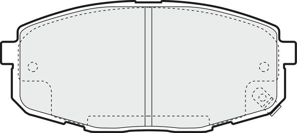 APEC PD3191 - Kit de plaquettes de frein, frein à disque cwaw.fr