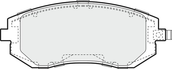 APEC PD3192 - Kit de plaquettes de frein, frein à disque cwaw.fr