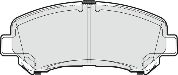 APEC PD3146 - Kit de plaquettes de frein, frein à disque cwaw.fr