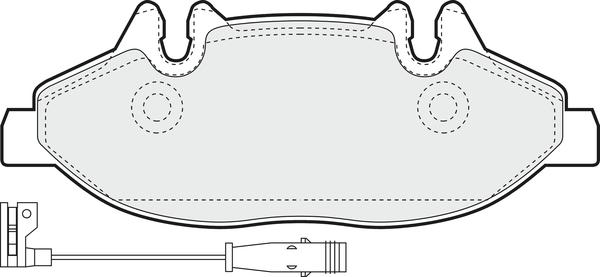 APEC PD3143 - Kit de plaquettes de frein, frein à disque cwaw.fr