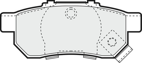 APEC PD3142 - Kit de plaquettes de frein, frein à disque cwaw.fr