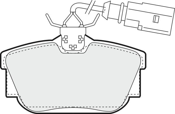 Ruville D87777550 - Kit de plaquettes de frein, frein à disque cwaw.fr