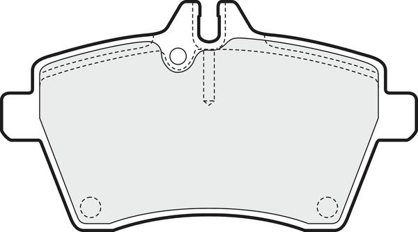 APEC PD3159 - Kit de plaquettes de frein, frein à disque cwaw.fr