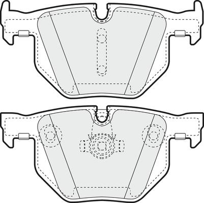 APEC PD3154 - Kit de plaquettes de frein, frein à disque cwaw.fr