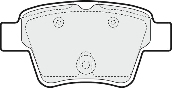 APEC PD3155 - Kit de plaquettes de frein, frein à disque cwaw.fr