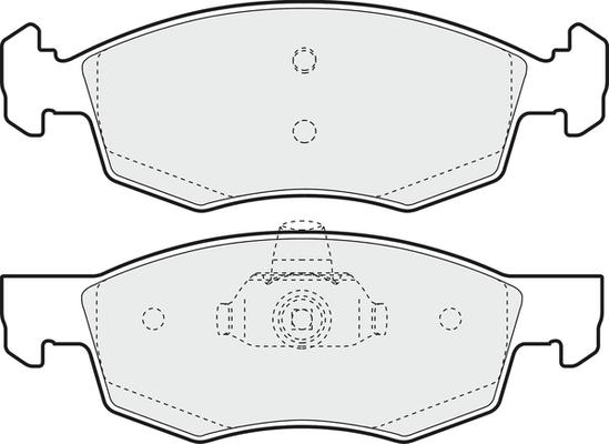 APEC PD3153 - Kit de plaquettes de frein, frein à disque cwaw.fr