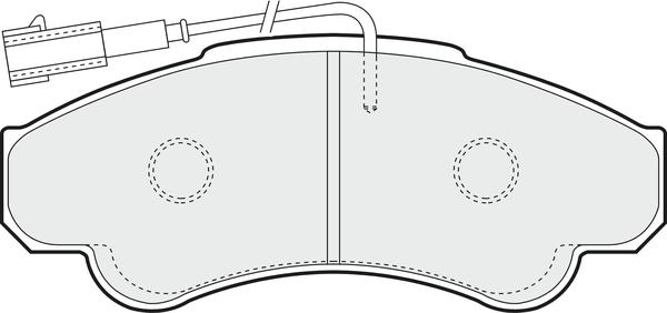 APEC PD3157 - Kit de plaquettes de frein, frein à disque cwaw.fr