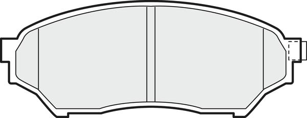 APEC PD3162 - Kit de plaquettes de frein, frein à disque cwaw.fr