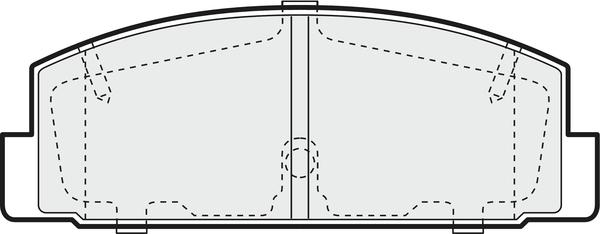 APEC PD3104 - Kit de plaquettes de frein, frein à disque cwaw.fr