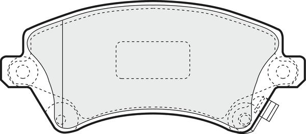 APEC PD3100 - Kit de plaquettes de frein, frein à disque cwaw.fr