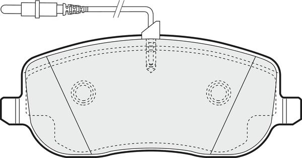 APEC PD3101 - Kit de plaquettes de frein, frein à disque cwaw.fr