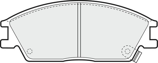 APEC PD3103 - Kit de plaquettes de frein, frein à disque cwaw.fr