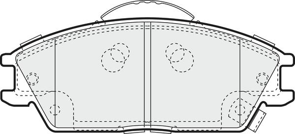 APEC PD3103 - Kit de plaquettes de frein, frein à disque cwaw.fr