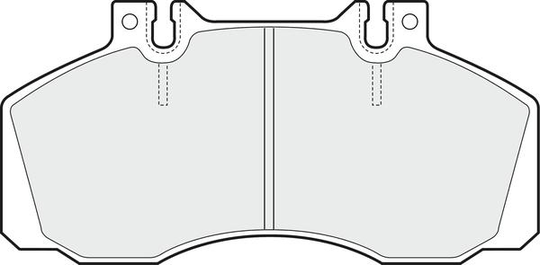 APEC PD3111 - Kit de plaquettes de frein, frein à disque cwaw.fr