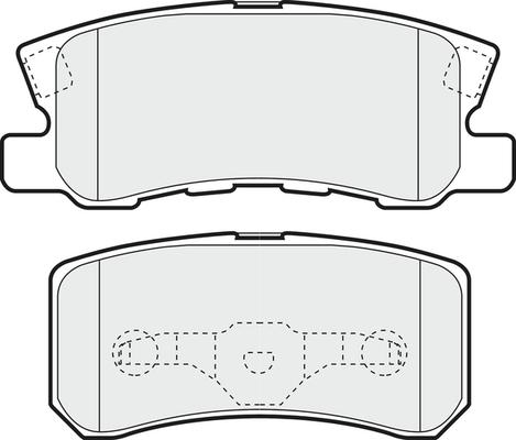 APEC PD3181 - Kit de plaquettes de frein, frein à disque cwaw.fr