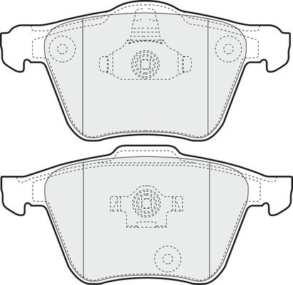 APEC PD3188 - Kit de plaquettes de frein, frein à disque cwaw.fr