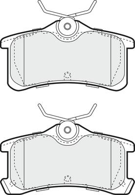 APEC PD3139 - Kit de plaquettes de frein, frein à disque cwaw.fr