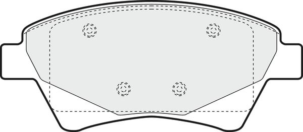 APEC PD3130 - Kit de plaquettes de frein, frein à disque cwaw.fr