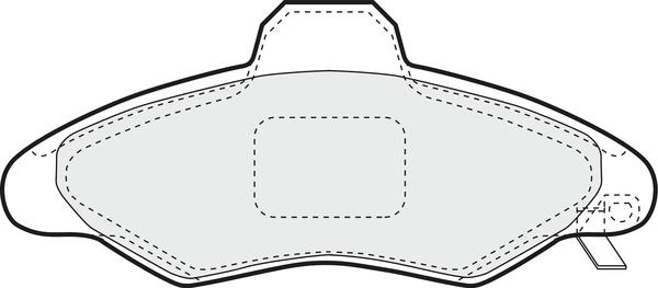 APEC PD3131 - Kit de plaquettes de frein, frein à disque cwaw.fr