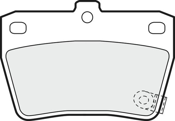 APEC PD3138 - Kit de plaquettes de frein, frein à disque cwaw.fr