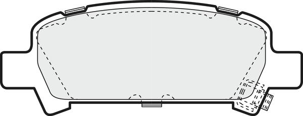 APEC PD3137 - Kit de plaquettes de frein, frein à disque cwaw.fr