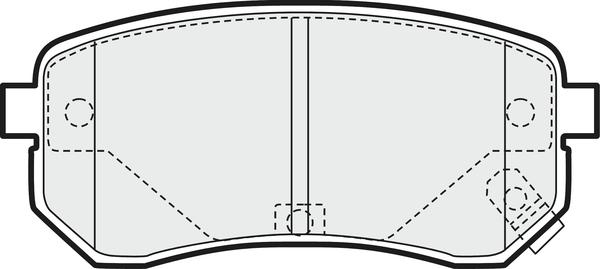 APEC PD3124 - Kit de plaquettes de frein, frein à disque cwaw.fr