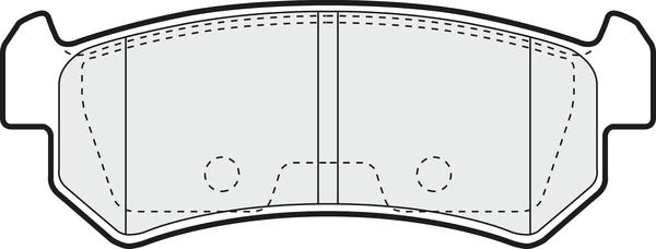 APEC PD3127 - Kit de plaquettes de frein, frein à disque cwaw.fr