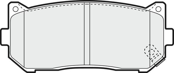 APEC PD3175 - Kit de plaquettes de frein, frein à disque cwaw.fr