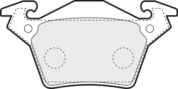 APEC PD3171 - Kit de plaquettes de frein, frein à disque cwaw.fr