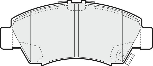 APEC PD3178 - Kit de plaquettes de frein, frein à disque cwaw.fr