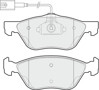 APEC PD3172 - Kit de plaquettes de frein, frein à disque cwaw.fr