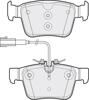 APEC PD3891 - Kit de plaquettes de frein, frein à disque cwaw.fr