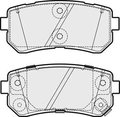 APEC PD3846 - Kit de plaquettes de frein, frein à disque cwaw.fr