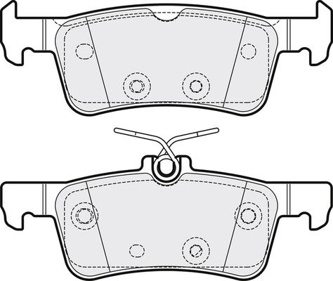 APEC PD3848 - Kit de plaquettes de frein, frein à disque cwaw.fr