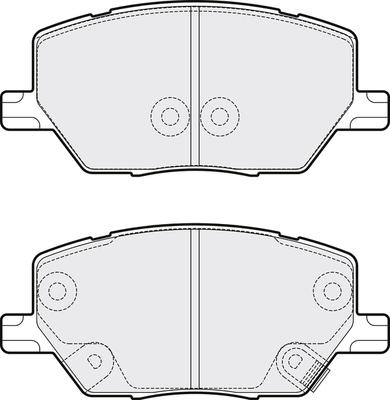 APEC PD3855 - Kit de plaquettes de frein, frein à disque cwaw.fr