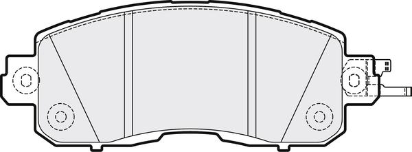 APEC PD3851 - Kit de plaquettes de frein, frein à disque cwaw.fr