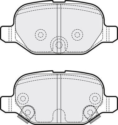 APEC PD3858 - Kit de plaquettes de frein, frein à disque cwaw.fr