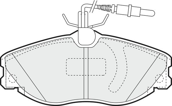 APEC PD3800 - Kit de plaquettes de frein, frein à disque cwaw.fr