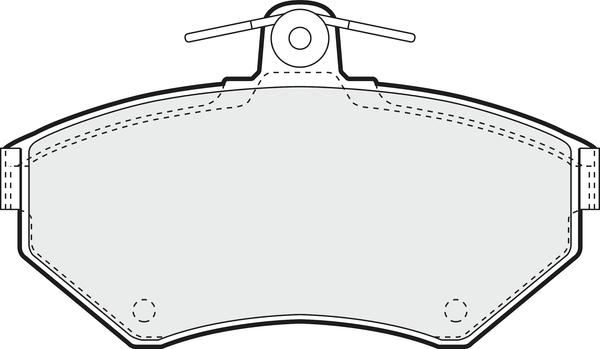 APEC PD3802 - Kit de plaquettes de frein, frein à disque cwaw.fr