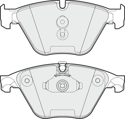 APEC PD3814 - Kit de plaquettes de frein, frein à disque cwaw.fr